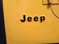 JEEP CJ  FENDER VINYL DECAL