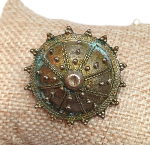 Spilla tribale metallo - tribale,