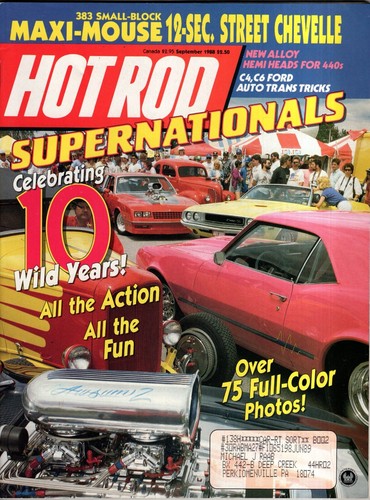 Hot rod magazine september - magazine,