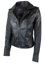 Giacca in vera pelle da