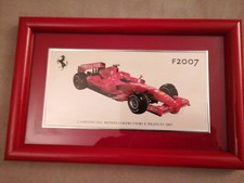 Quadretto Ferrari "F2007 Campioni del mondo" - F1