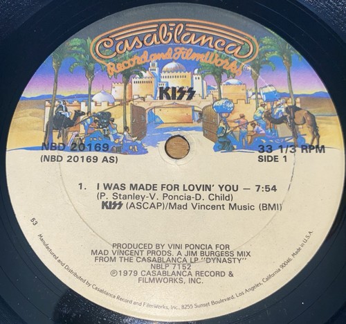 Kiss was made - was,