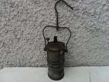 ANTICA LAMPADA LANTERNA ACETILENE CARBURO MARCA AQUILAS FRATELLI SANTINI FERRARA