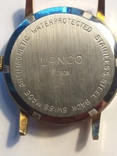 LANCO  NAVAL : Cassa  Cal.338  - Misura Interna 30 mm alt. 6.2 mm Placcata Au