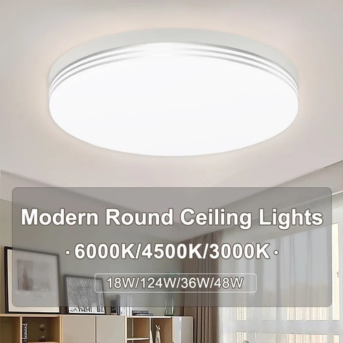 Plafoniera led rotonda moderna - led,