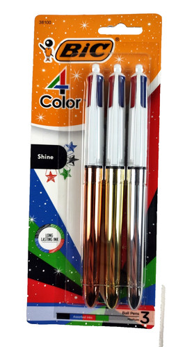 Penna bic shine colori - bic, 4