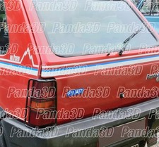 TARGHETTA FIAT PORTELLONE PANDA 141 4x4 84/03 UNO STEMMA FREGIO EMBLEMA