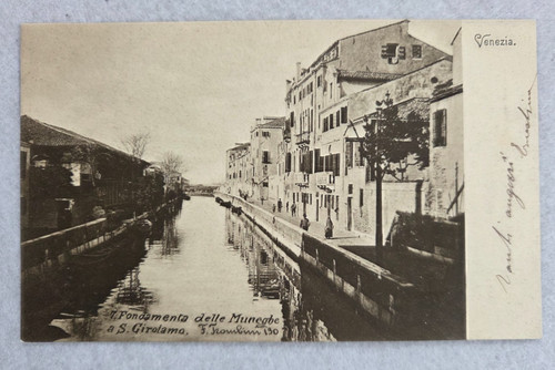 Cartolina venezia girolamo - cartolina,