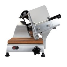 Berkel Red Line 220 grigio, affettatrice + incl. tagliere in legno a botte su misura