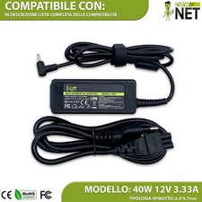 Alimentatore per Samsung Ativ Smart PC XE500T1C [12V 3,33A 40W]