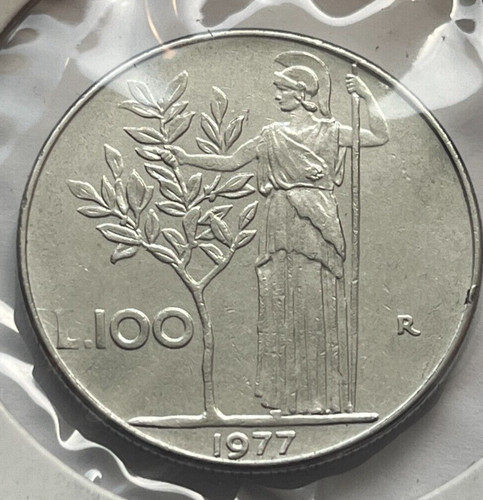 Italy 1977 100 lira lire - italy,