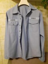 Giacca camicia uomo 4 stagioni in tela di cotone misura M