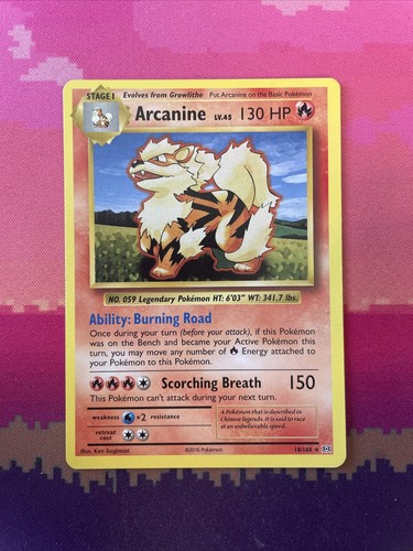 Pokemon card arcanine - pokemon,