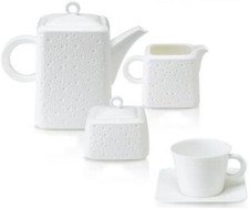 Servizio da The' Caffe' Colazione Scherzer Gocce di Rugiada per 12 Persone 15 Pz