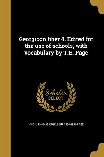 Georgicon liber edited - georgicon, for