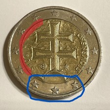 Moneta euro slovensko - 2,
