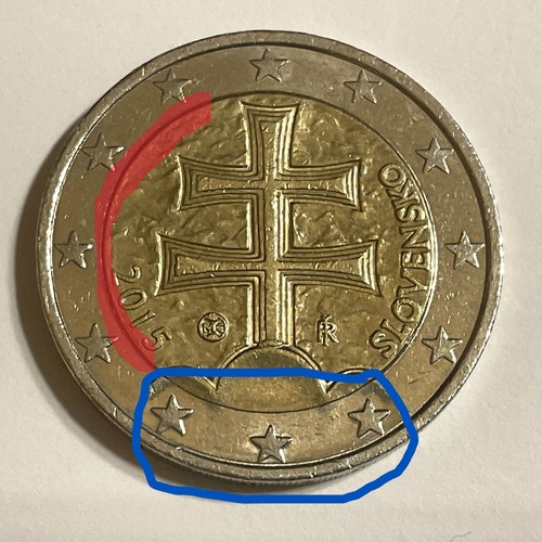 Moneta euro slovensko - moneta, 2
