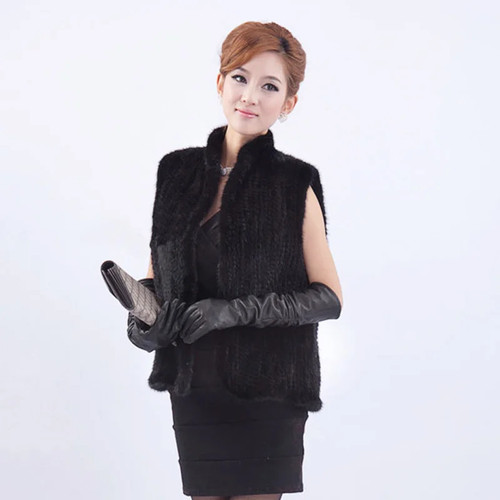 Gilet vera pelliccia - in,