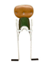 0015 Seggiolino anteriore bicicletta bambino vintage anni 60-70