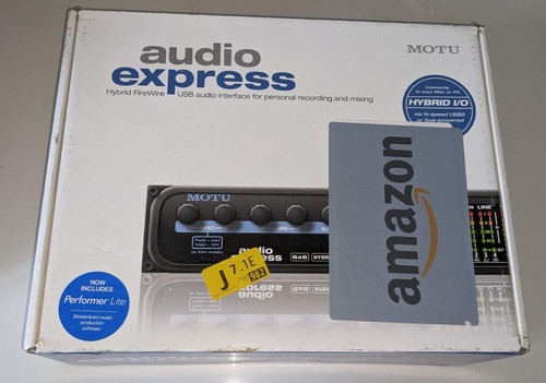 Motu audio express - audio,