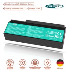 Batteria 5200 mAh 14,8 V A42-G73 A42-G53 G73-52 per ASUS G53 G53JH G53SV G53SX G53SW