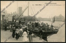cpa SAINT-MALO 1 Le Vèra arrivant de Southampton NAVIRE - Ille-et-Vilaine FRANCE
