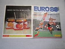 SOLO COPERTINA x album - EURO 88 -PANINI 1988-CON CEDOLA E CARTOLINA DERBY (B)