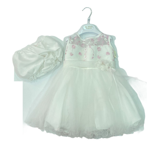 Abito vestito battesimo bimba - abito,