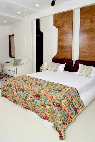 Trapunta kantha copriletto - kantha,
