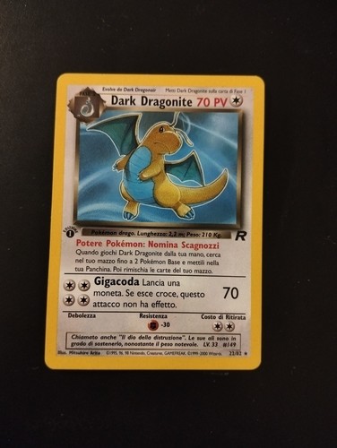 Dark dragonite rara - dark, 22/82