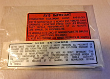 Honda Ammortizzatore Adesivo