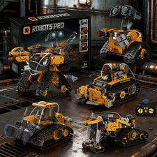 Robot Giocattolo per Bambini, Set Robotica 5 in 1 con App Telecomando Giocattolo NUOVO