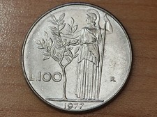 1977 Italy 100 Lire KM# 96.1