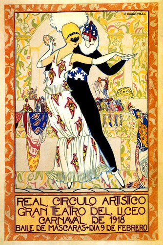 1918 carnevale gran - carnevale, del