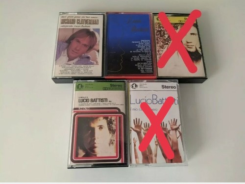 Lotto musicassette lucio - nr., 3