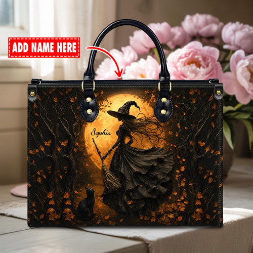 Borsa mano pelle strega - in,