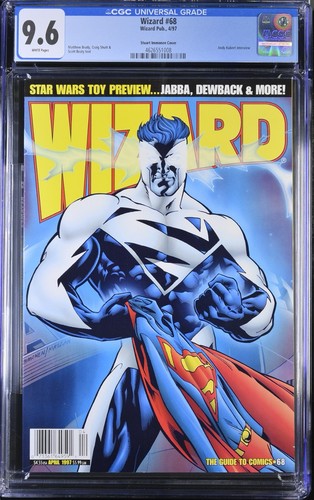 Wizard magazine cgc - 9.6, 1