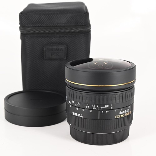 Sigma 8mm ex dg - sigma, f3.5