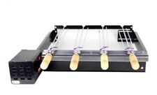 Girarrosto brasiliano barbecue grill 4 spiedini churrasqueira giragrill 4 espetos 