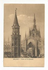 C1 - Cartolina Milano Torre di S. Gottardo