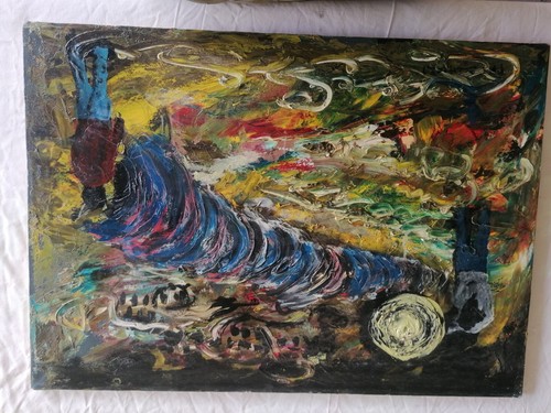 Quadro olio tela 50x70 - su,