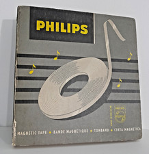 Bobina Nastro di Registrasione Magnetico Philips Vintage