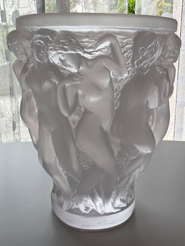 Vase bacchantes lalique - vase,