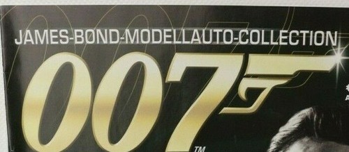 James bond 007 - james, modellino