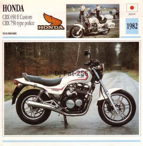 Fiche moto honda cbx - moto,