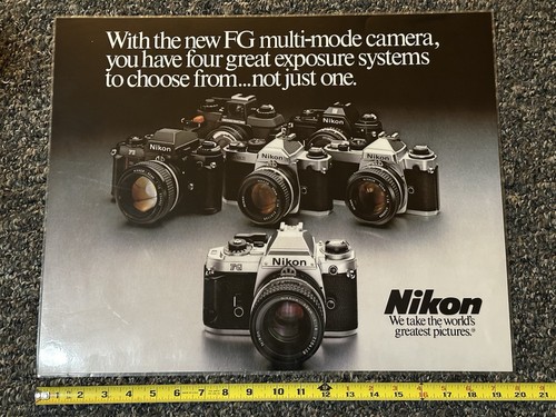 Poster vintage 1982 nikon - 1982,