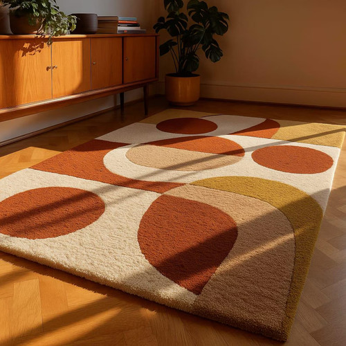 Tappeto moderno mid - tappeto, mid-century
