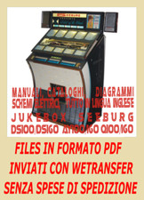 Manuali schemi lingua inglese in PDF per Jukebox Seeburg DS AY Q 100 / 160