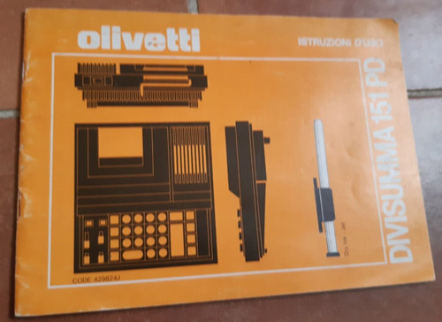 Olivetti divisumma 151pd - olivetti,