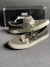 Vans X Metallica Classic Slip On Unisex, Men size 11